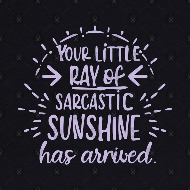 little ray of sarcastic sunshine by Roocolonia